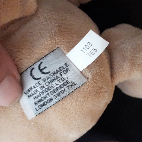 Harrods Bear Cheaky 8" Bead Bear - Picture 11 of 15